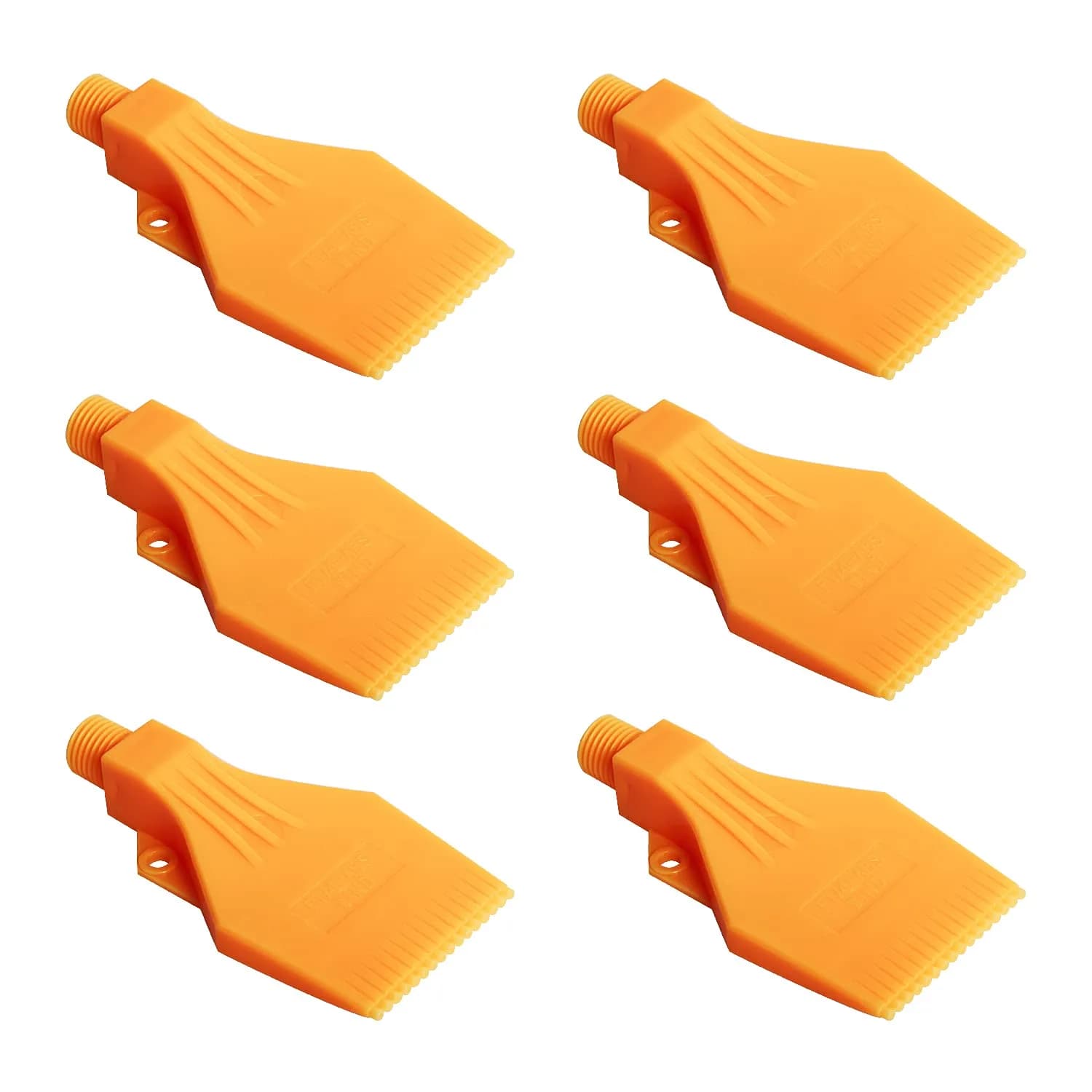 Aopin ABS Wind Nozzle G1/4 Male Flat Orifice 2 Pcs | Durable Dust Removal & Air Drying — Two Hole Fixing (A) / 6 Pcs