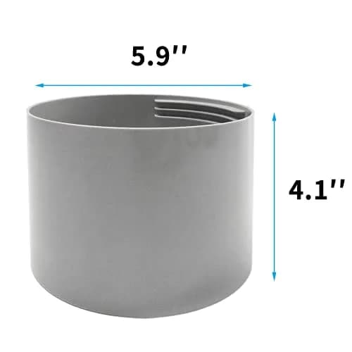 Qualward 5.9" Portable AC Exhaust Hose Extension Coupler | Universal Fit for Clockwise & Counter-Clockwise Hoses thumbnail 2