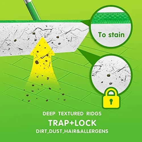BECORRECT Wet Mopping Pad Refills for Swiffer Sweeper 30 Count (1.43 lb) | Compatible with Swiffer Sweeper & Sweep+Vac thumbnail 4