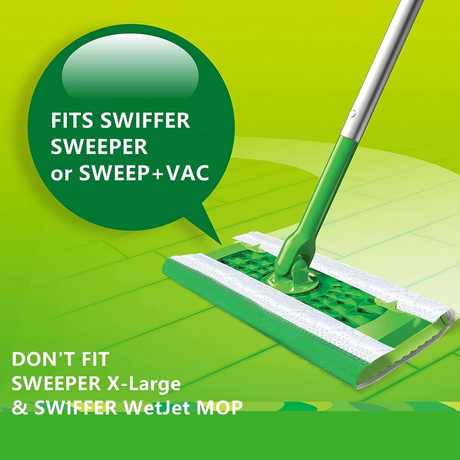 BECORRECT Wet Mopping Pad Refills for Swiffer Sweeper 30 Count (1.43 lb) | Compatible with Swiffer Sweeper & Sweep+Vac - view 5