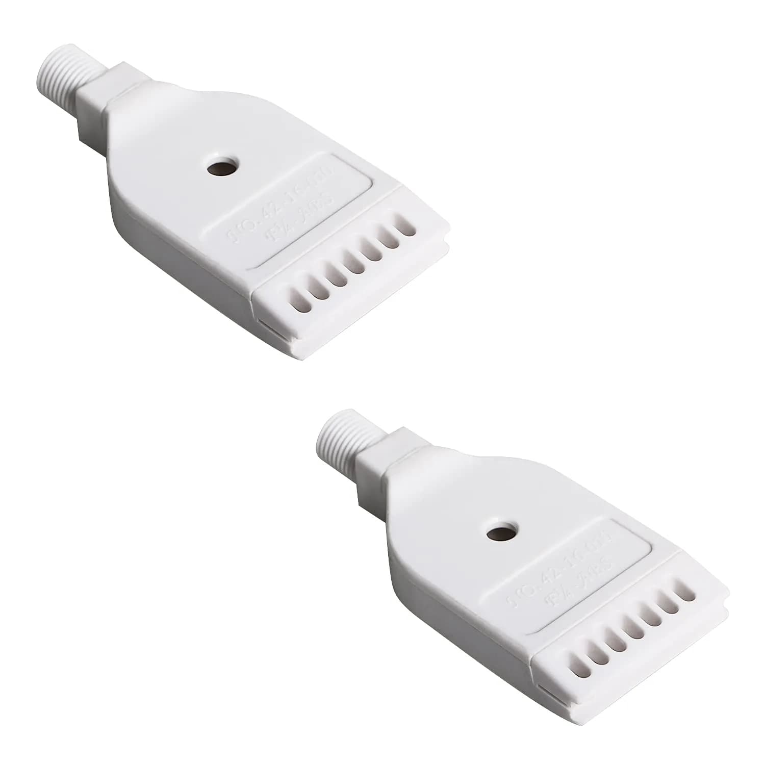 Aopin ABS Wind Nozzle G1/4 Male Flat Orifice 2 Pcs | Durable Dust Removal & Air Drying — Single Hole Fixing (A) / 2 Pcs