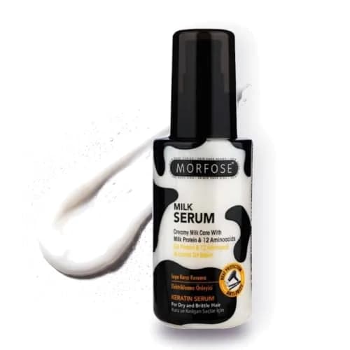 Morfose Milk Therapy Serum, 100 ml | Nourishes & Protects Hair, Repairs Split Ends, Silky Shine, All Hair Types thumbnail 1