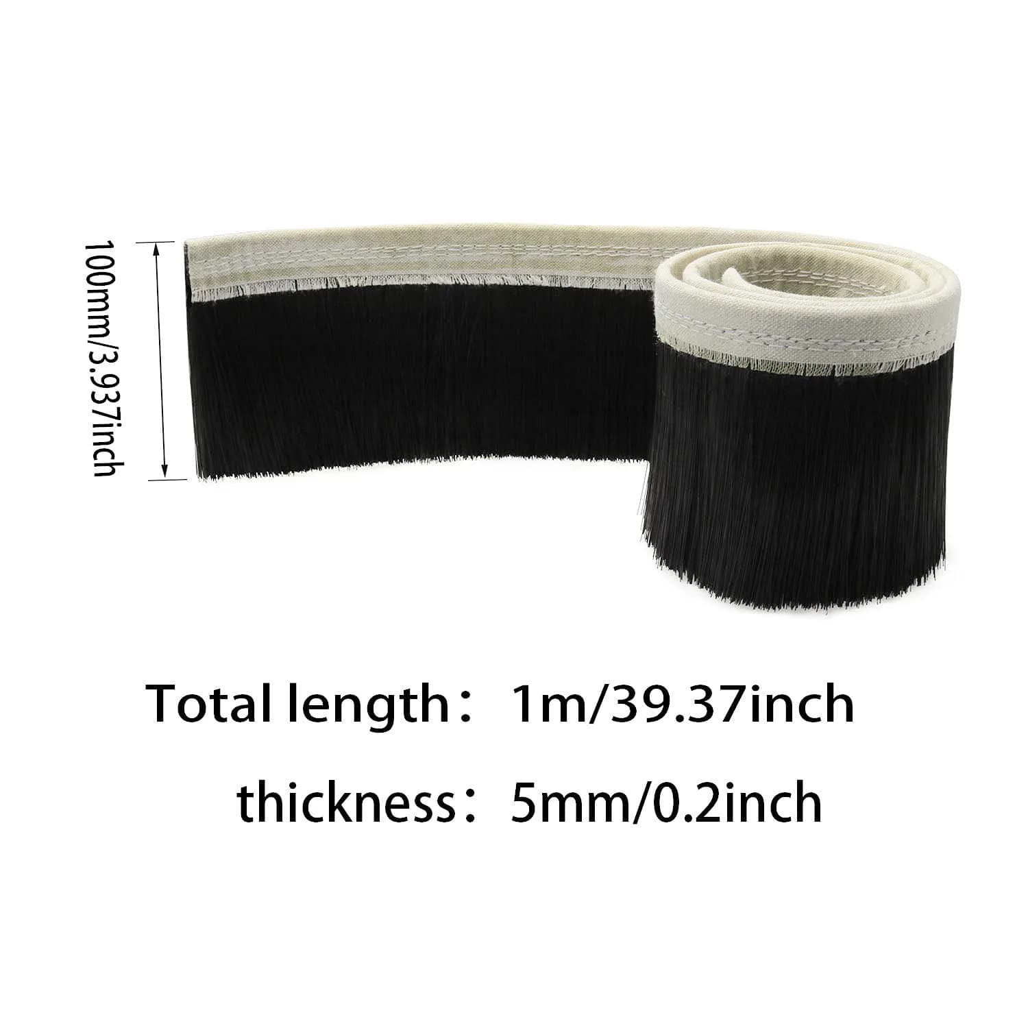 ITROLLE CNC Vacuum Brush 1m x 100mm (3.937in) | Dust Removal Strip for Routers & Spindles - view 2