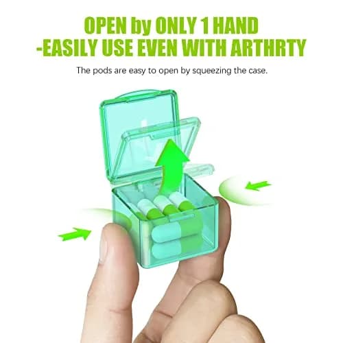 DOHIMGIO 30-Day Pill Organizer Box with Large Compartments | Easy Open Green Case for Vitamins & Medicine thumbnail 2