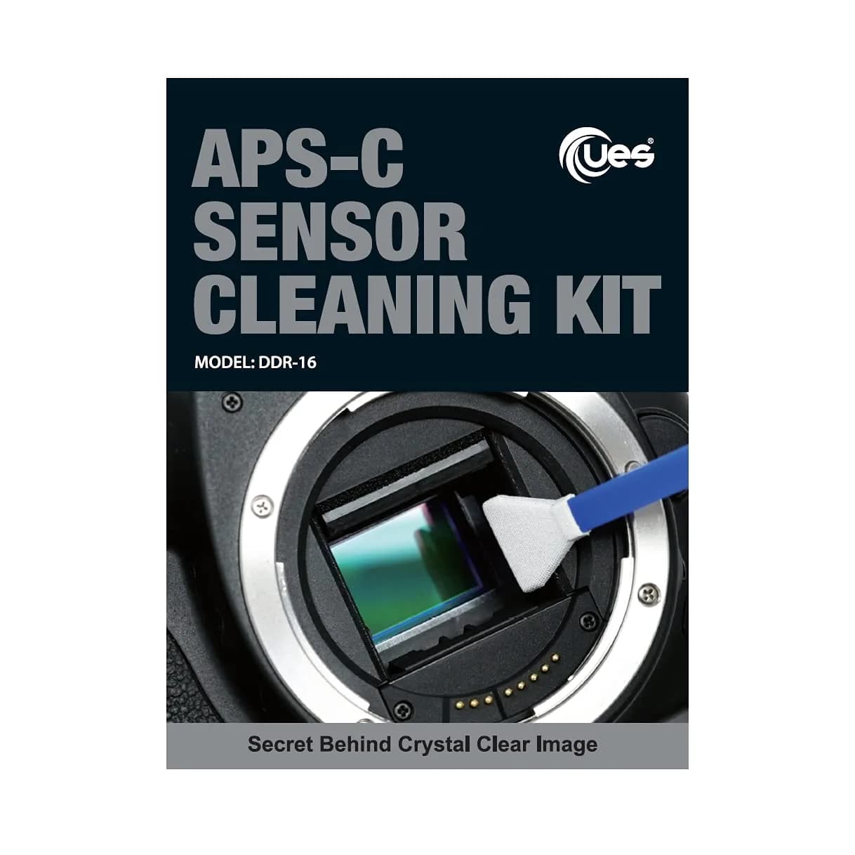 UES DDR16 APS-C Camera Sensor Cleaning Kit 16mm Swabs (15ml Solution) | Cleans CCD & CMOS Sensors Safely - view 7