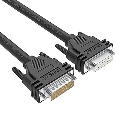 JUXINICE DB15 Male to Female Cable 3.05m (10ft) | Double Shielded 26AWG Tinned Copper Straight Through Cord thumbnail 2