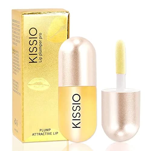 KISSIO Lip Plumper Pro Clear Plant Extracts Plumping Lip Serum 5.5ml (0.186 Fl Oz) | Moisturizing Lip Gloss for Fuller Lips and Hydrated thumbnail 1
