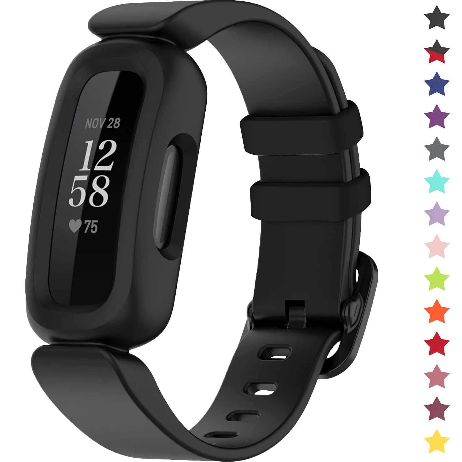 TopPerfekt Watch Band Compatible with Fitbit Ace 3 | Waterproof Silicone Strap for Kids thumbnail 1