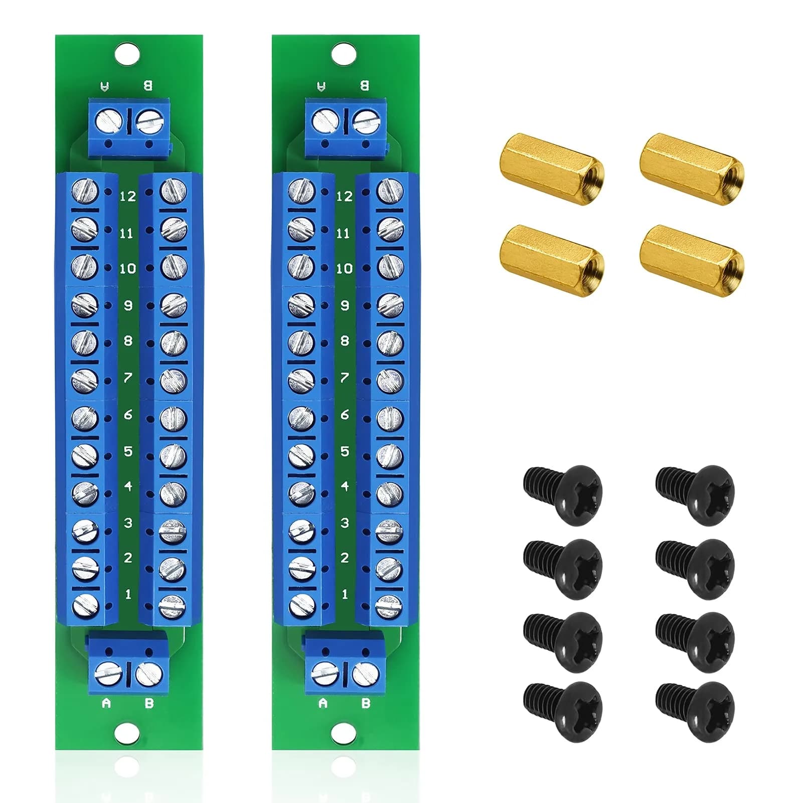 WayinTop PCB Power Distribution Board Kit 2 x 13 Outputs 24V 10A | Dual-Pass Power Supply Module for DC AC - main product image