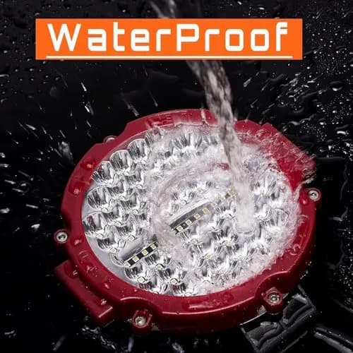 SAN YOUNG 7 Inch Round LED Offroad Lights 210W 10000lm (15.19cm x 21.49cm x 23.90cm) | 2 Pack Driving Auxiliary Fog Lights thumbnail 5