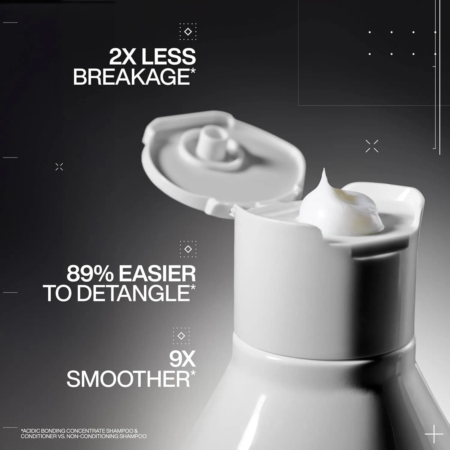 Redken Acidic Bonding Concentrate Conditioner 1000ml (33.8 Fl Oz) | Vegan, Sulfate-Free, Strength Repair - view 2