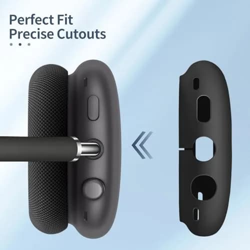 FINTIE 3 in 1 Silicone Case Cover for AirPods Max 2 & 1 (2026/2020/2024) | Lightweight, Durable, Snug Fit thumbnail 4