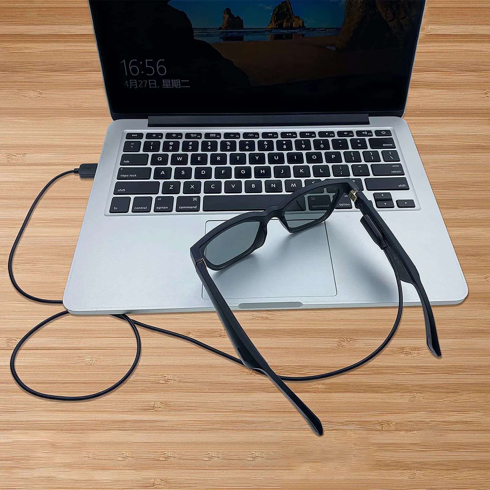 E ECSEM Magnetic USB Type A Charging Cable 80cm (2.6ft) for Bose Frames Audio Sunglasses | Fast Charging - view 4