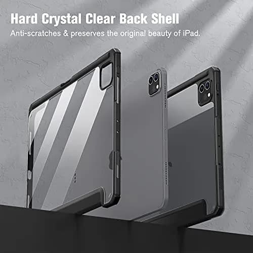 Fintie Hybrid Slim Case for iPad Pro 11-inch (4th/3rd/2nd/1st Gen) with Pencil Holder & Stand | Black thumbnail 6