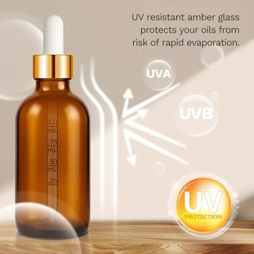 Bumobum 99 Pack 2 oz Amber Glass Dropper Bottles | Leakproof, Travel-Friendly, Essential Oil Storage thumbnail 5