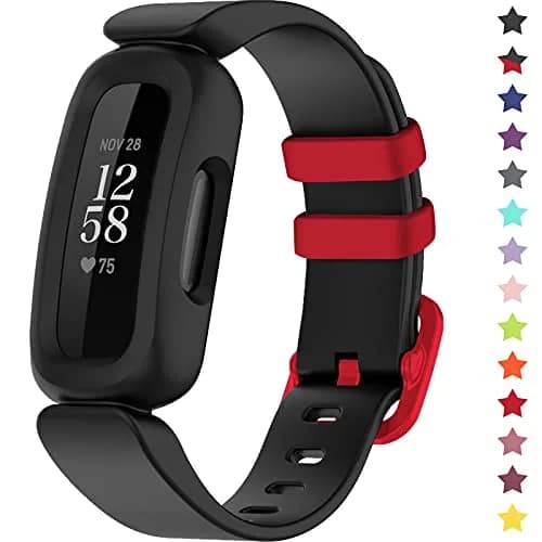 TopPerfekt Watch Band Compatible with Fitbit Ace 3 | Soft Silicone Waterproof Strap for Kids thumbnail 1