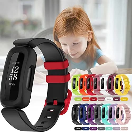 TopPerfekt Watch Band Compatible with Fitbit Ace 3 | Soft Silicone Waterproof Strap for Kids thumbnail 7