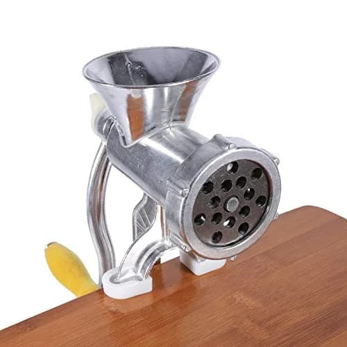 FOLOSAFENAR Manual Meat Grinder Aluminum Alloy | Easy & Stable Table Clamp (70-120 chars) thumbnail 7
