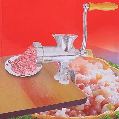 FOLOSAFENAR Manual Meat Grinder Aluminum Alloy | Easy & Stable Table Clamp (70-120 chars) thumbnail 2