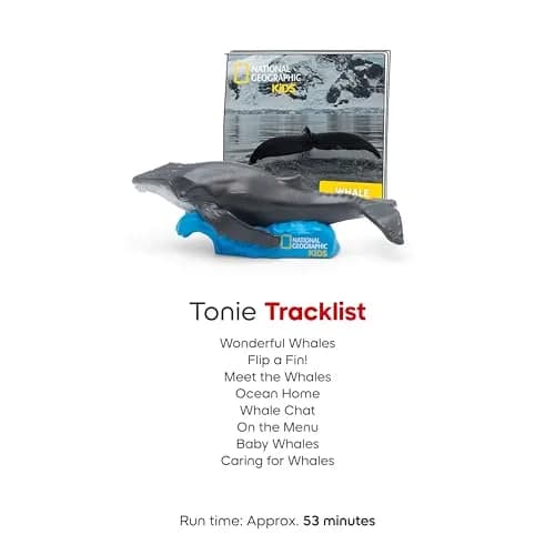 Tonies National Geographic Kids Whale Audio Toy Figurine | Interactive Audio for Ages 6+ thumbnail 5