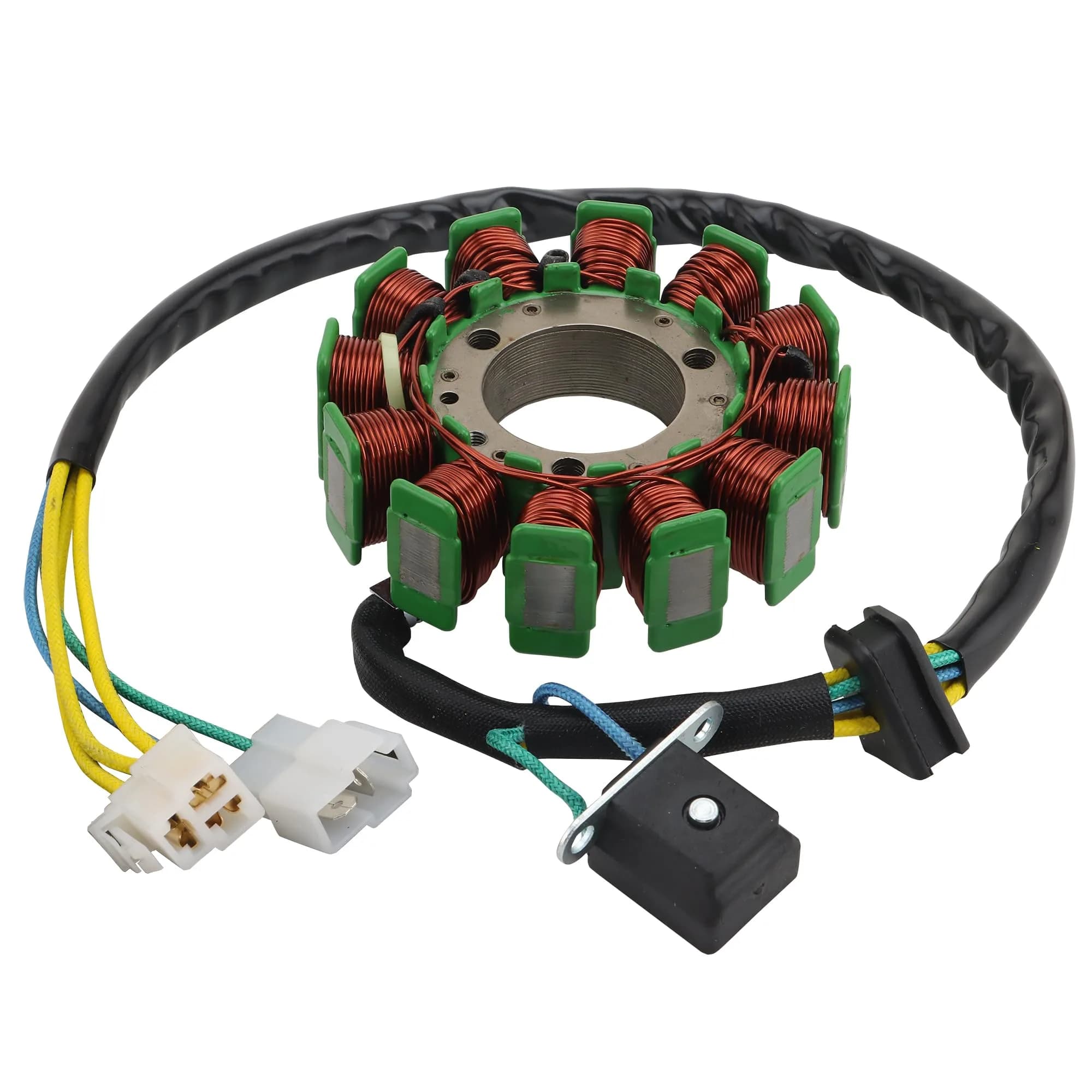 WOOSTAR 12 Coil 5 Wire Magneto Stator for Hyosung GT125 GT250 GV125 GV250 — GT250 GV250（2004-2014）