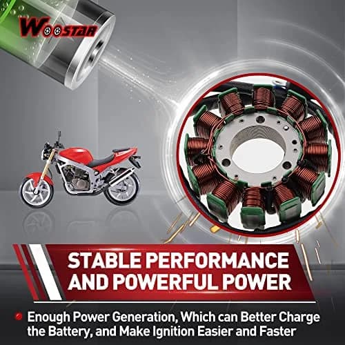 WOOSTAR 12 Coil 5 Wire Magneto Stator for Hyosung GT125 GT250 GV125 GV250 thumbnail 5