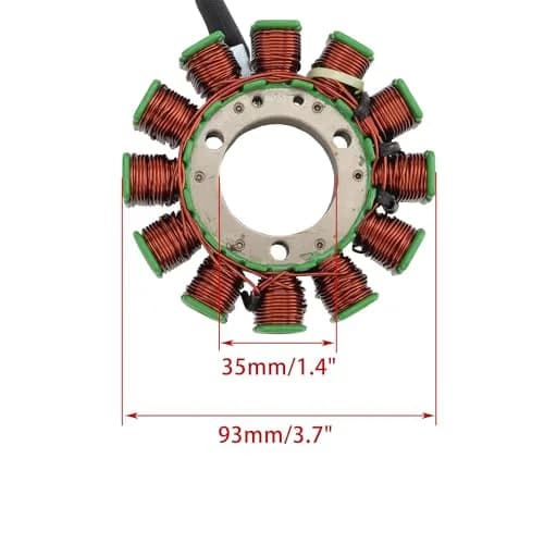 WOOSTAR 12 Coil 5 Wire Magneto Stator for Hyosung GT125 GT250 GV125 GV250 thumbnail 2