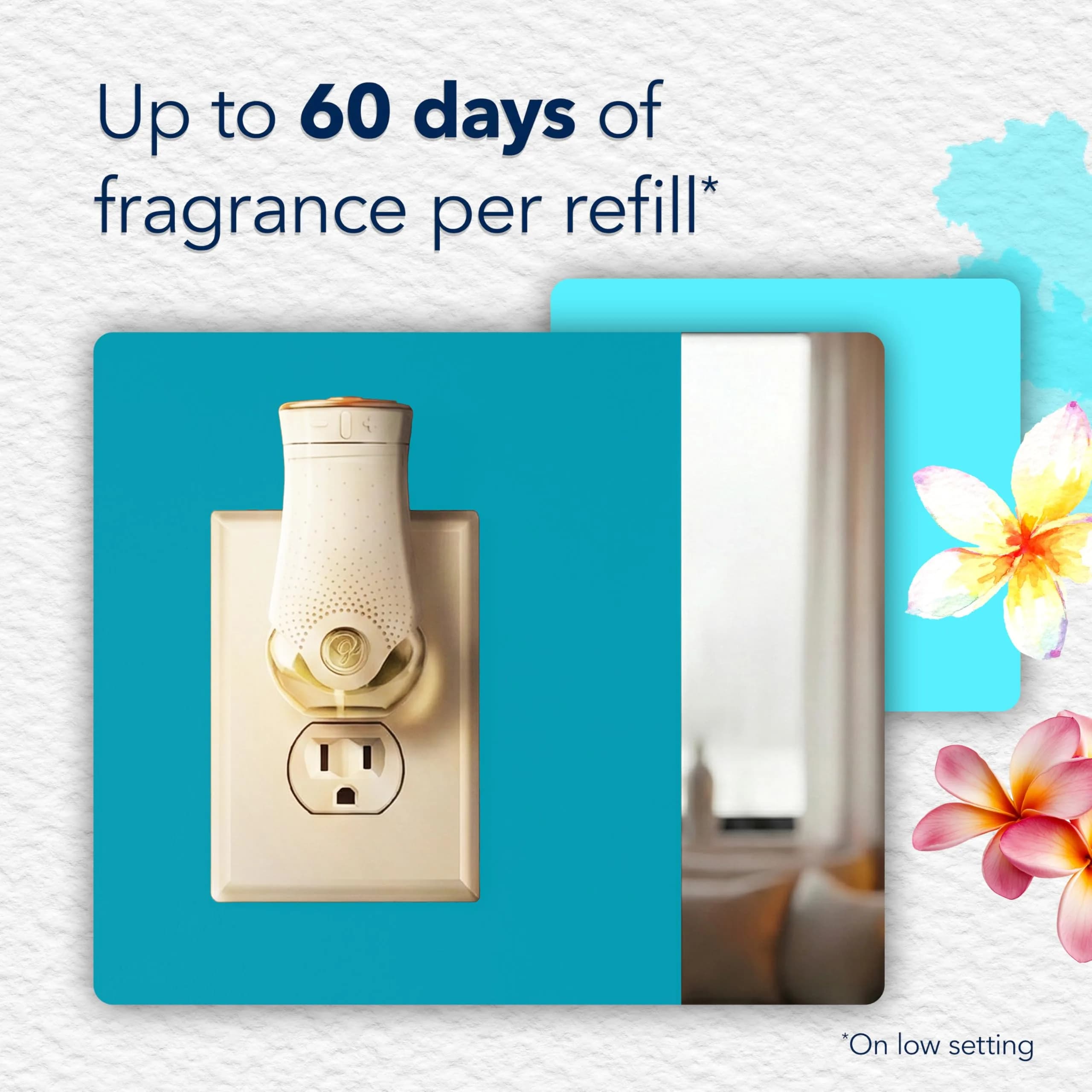 Glade Aqua Waves PlugIns Air Freshener Refills, Dewdrop Petals Scent, 5 Count | USA Import, Essential Oils - view 2