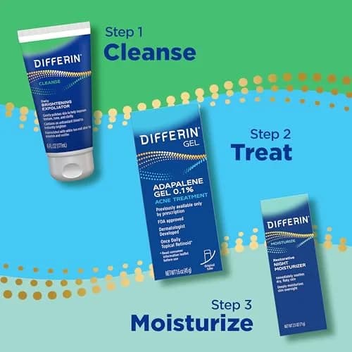 Differin Daily Brightening Face Scrub Exfoliator for Acne Prone Skin, 6oz | Gentle, Brightening & Nourishing thumbnail 4
