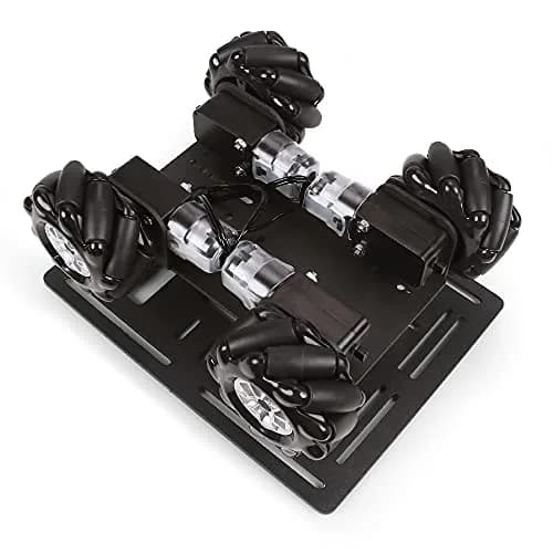 LewanSoul Mecanum Robot Chassis Car Kit 180x140x89mm | Aluminum Alloy Frame with 360° Omnidirectional Wheels thumbnail 5