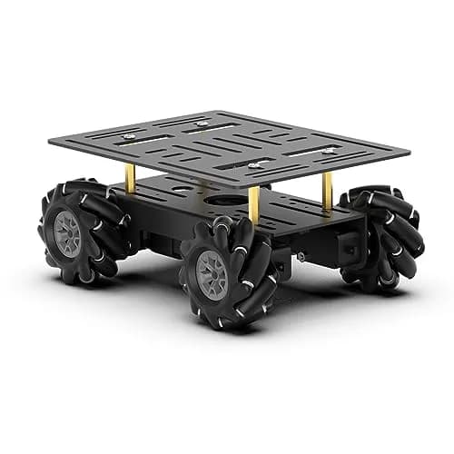 LewanSoul Mecanum Robot Chassis Car Kit 180x140x89mm | Aluminum Alloy Frame with 360° Omnidirectional Wheels thumbnail 1