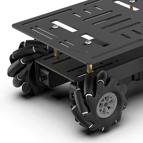 LewanSoul Mecanum Robot Chassis Car Kit 180x140x89mm | Aluminum Alloy Frame with 360° Omnidirectional Wheels thumbnail 8
