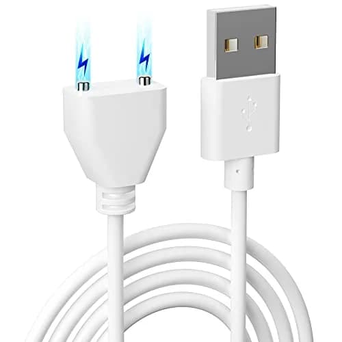 Bicmice Magnetic USB DC Charger Cable 10mm (0.39 Inch) | 2.6ft (0.79m) White Charging Cord thumbnail 1