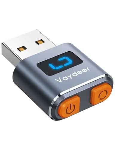 Vaydeer T3s Mouse Jiggler USB Mouse Mover | Undetectable, Aluminum Alloy, 3 Random Tracks thumbnail 1