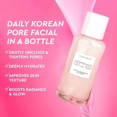 Glow Recipe PHA + BHA Face Toner 40ml (1.35 Fl Oz) | Gentle Exfoliant for Pores thumbnail 2