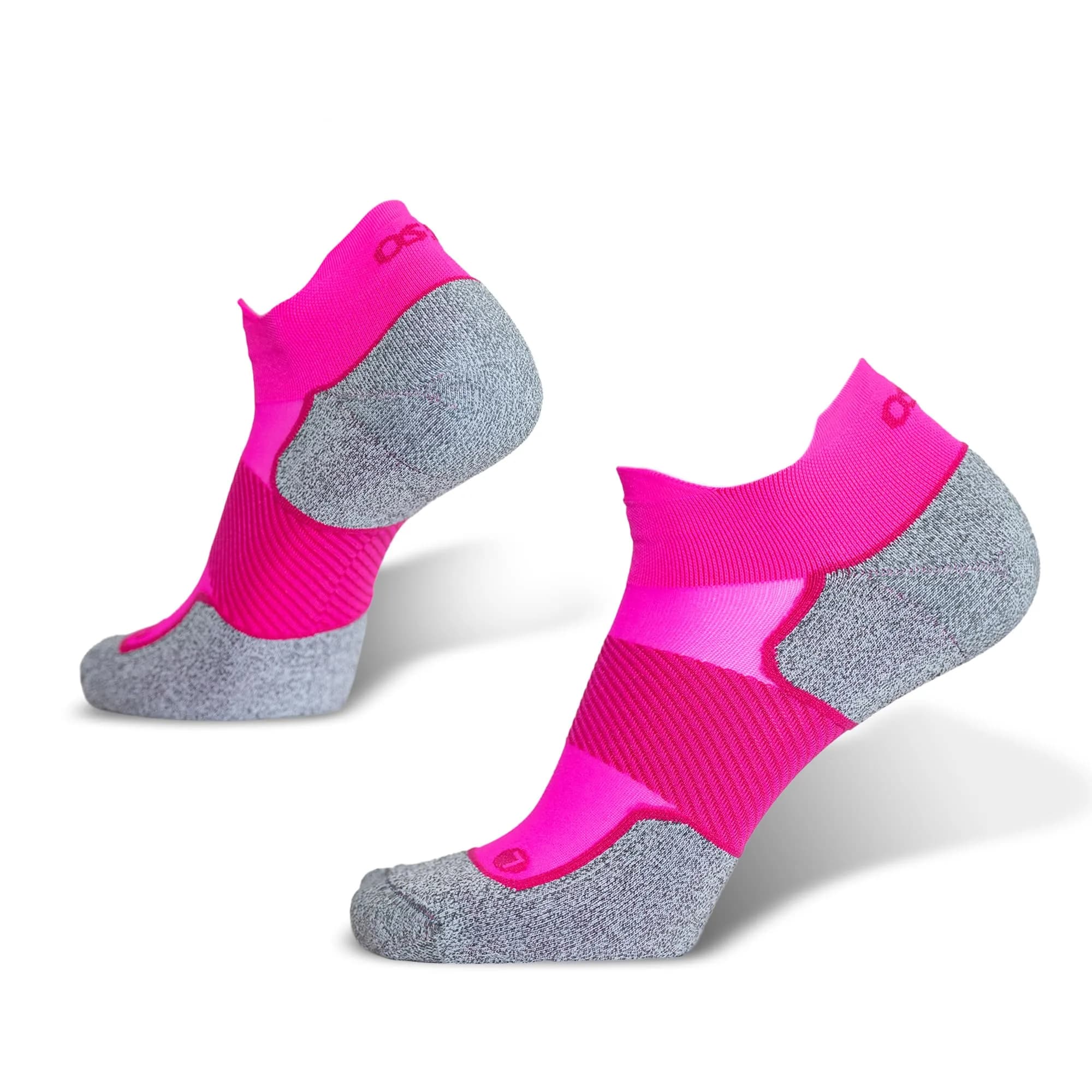 OS1st AC4 No Show Socks Pink Fusion | Blister Protection & Breathable Comfort (70-120 chars)