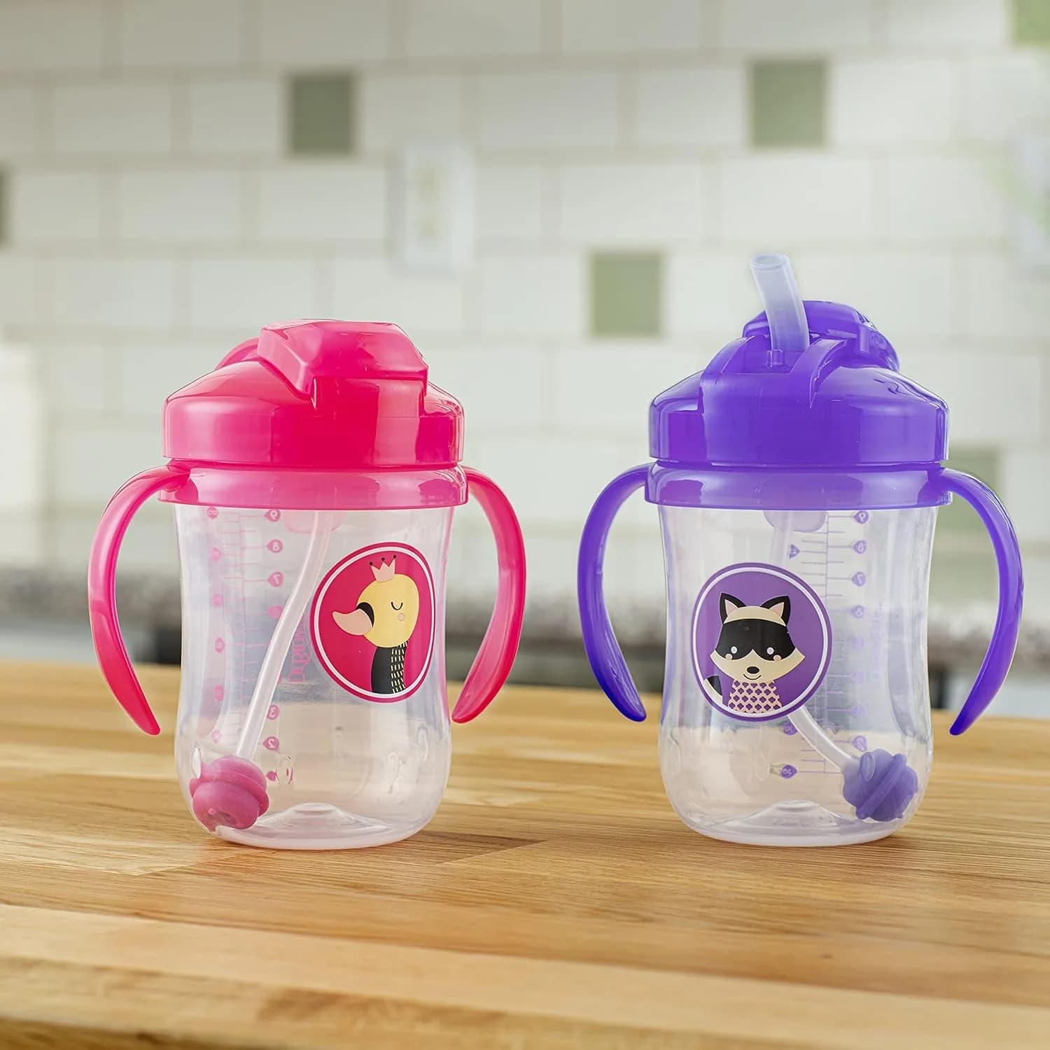 Dr. Brown's Milestones Baby's First Straw Cup 270ml (9 oz) | Spill-Proof Training Cup with Weighted Straw - view 9