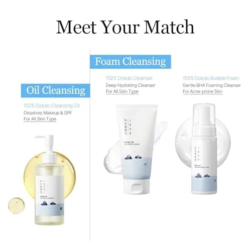 ROUND LAB 1025 Dokdo Cleansing Oil 200ml (6.76 Fl Oz) | Fragrance-Free Makeup Remover for Sensitive Skin thumbnail 7