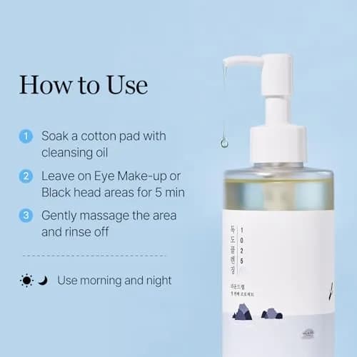 ROUND LAB 1025 Dokdo Cleansing Oil 200ml (6.76 Fl Oz) | Fragrance-Free Makeup Remover for Sensitive Skin thumbnail 8