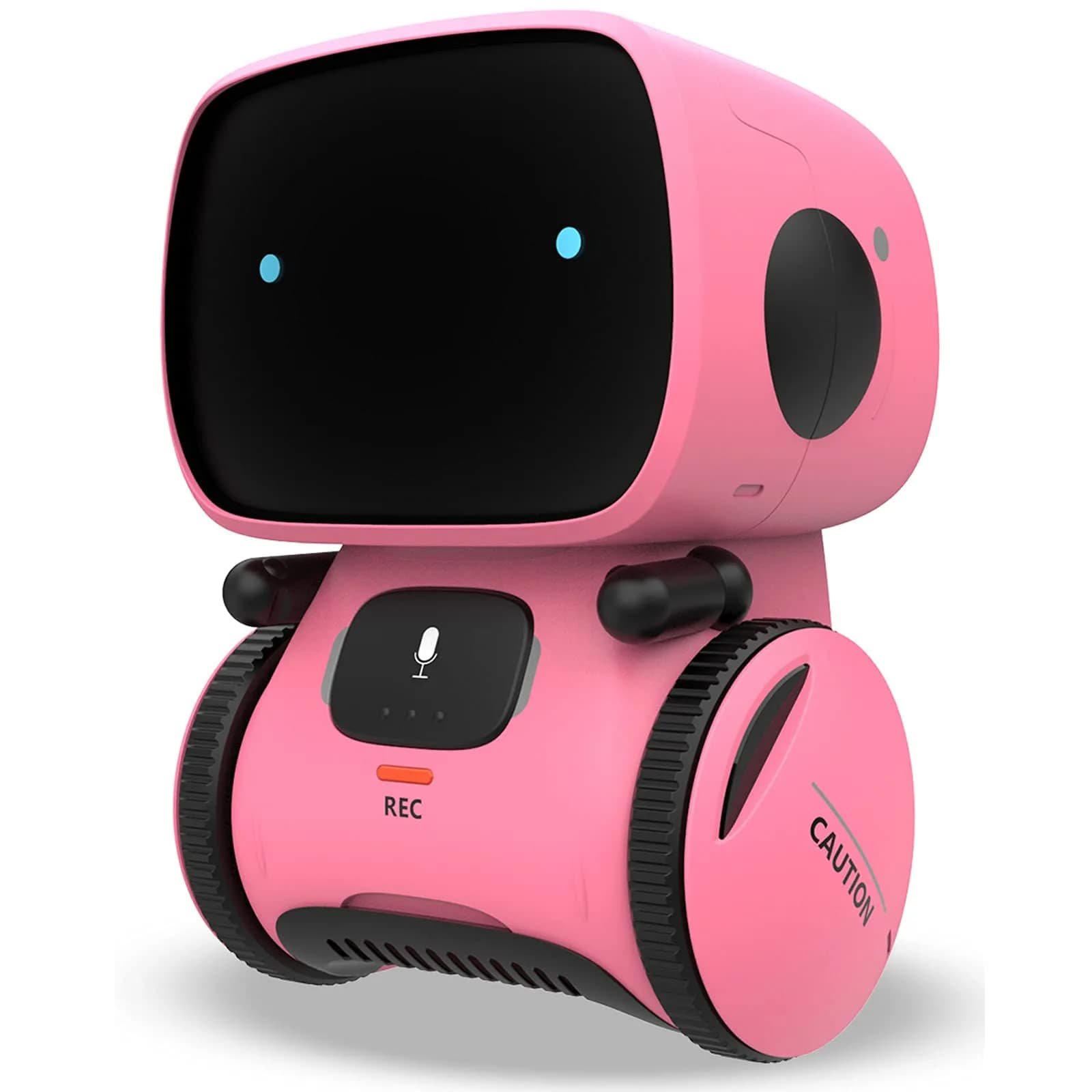 KaeKid Interactive Smart Robot Toy for Girls 3-5, Voice Control, Singing, Dancing, Repeating, Recording | Pink