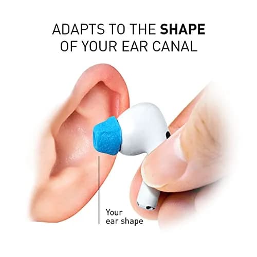 ADVANCED SOUND GROUP Eartune Fidelity UF-A Memory Foam Tips for AirPods Pro (1st & 2nd Gen) | Built-in Wax Guard, Secure Fit, Rich Bass, Assorted S/M/L thumbnail 3