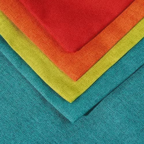 yeabwps Decorative Outdoor Waterproof Throw Pillow Covers 45x45 cm (18x18 Inches) Pack of 4 | Vibrant Colors for Patio & Garden thumbnail 4