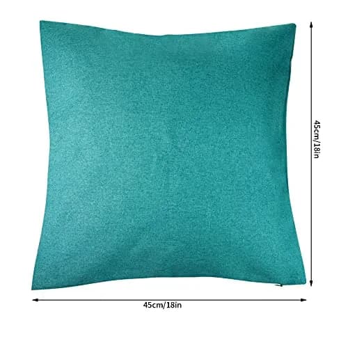 yeabwps Decorative Outdoor Waterproof Throw Pillow Covers 45x45 cm (18x18 Inches) Pack of 4 | Vibrant Colors for Patio & Garden thumbnail 2