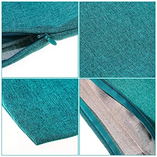 yeabwps Decorative Outdoor Waterproof Throw Pillow Covers 45x45 cm (18x18 Inches) Pack of 4 | Vibrant Colors for Patio & Garden thumbnail 3