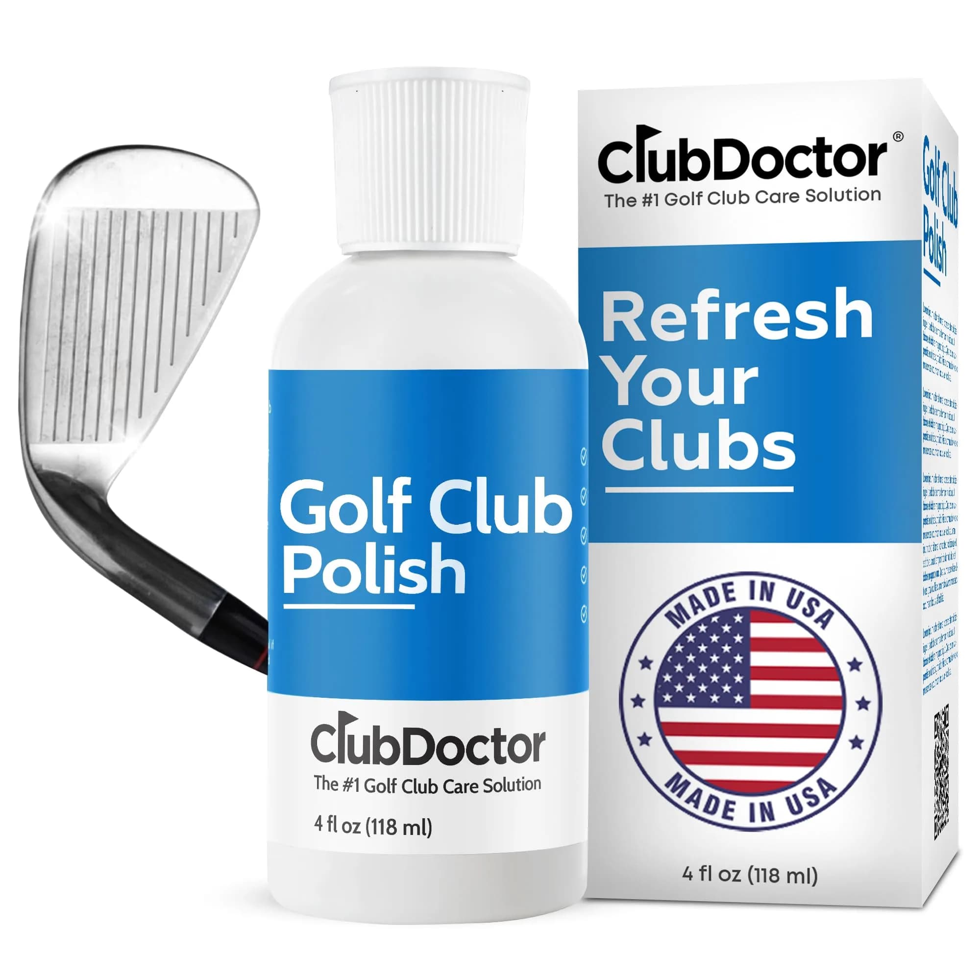 Club Doctor Golf Club Polish 4 Fl Oz | Restores & Shines on Drivers, Irons, Woods