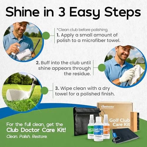 Club Doctor Golf Club Polish 4 Fl Oz | Restores & Shines on Drivers, Irons, Woods thumbnail 3