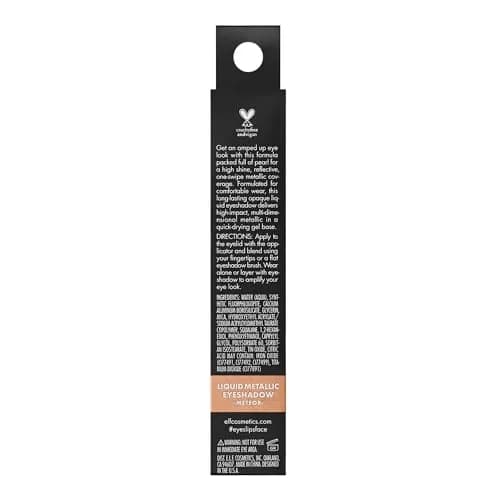 e.l.f. Liquid Metallic Eyeshadow Meteor | Long-Lasting, Quick-Drying, Vegan & Cruelty-Free (70-120 chars) thumbnail 5