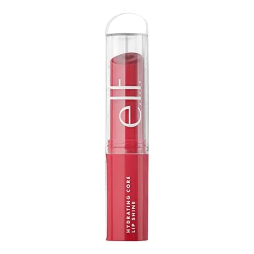 e.l.f. Hydrating Core Lip Shine Lovely Light Red 2.5ml (0.09 Oz) | Vitamin E Infused Tinted Balm thumbnail 5
