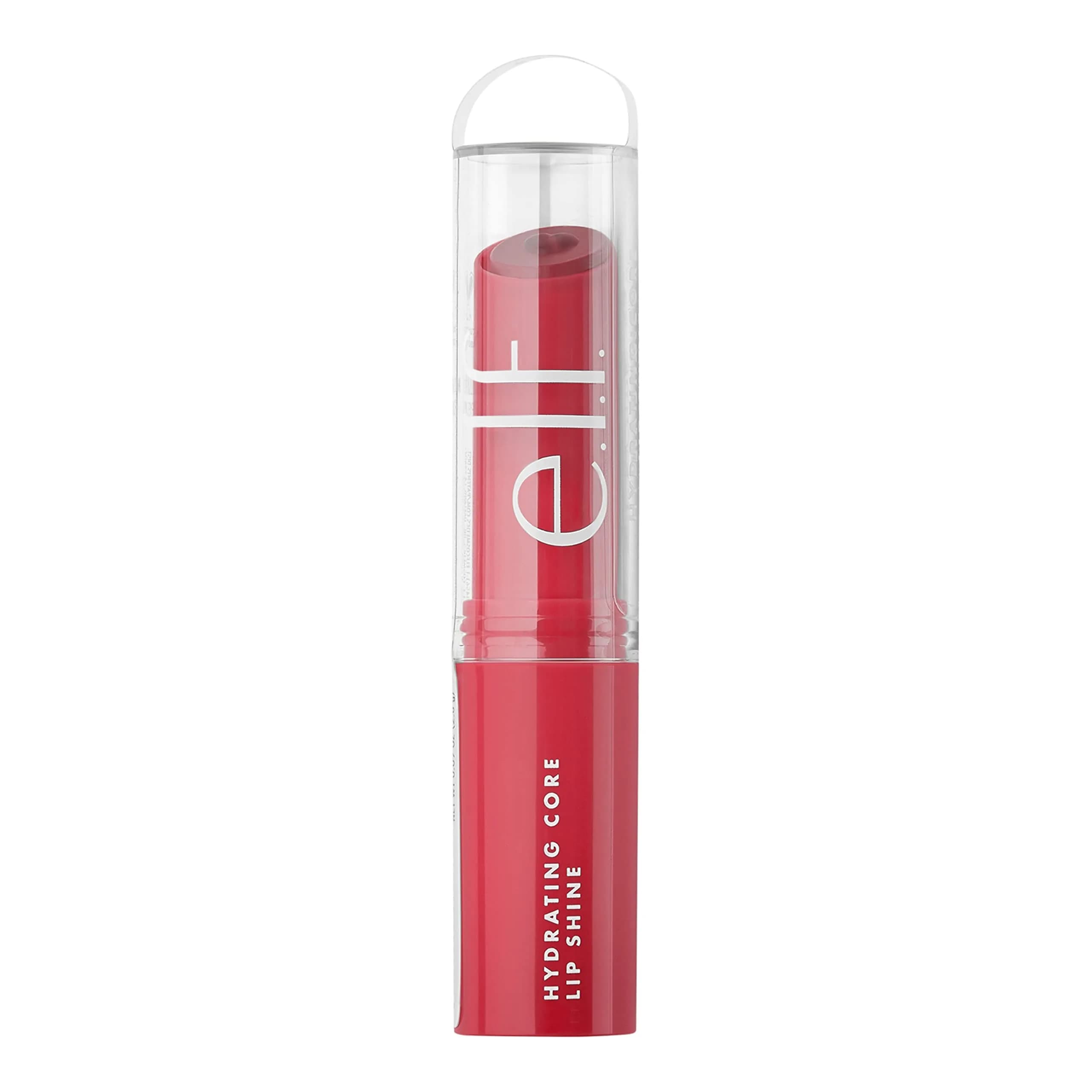 e.l.f. Hydrating Core Lip Shine Lovely Light Red 2.5ml (0.09 Oz) | Vitamin E Infused Tinted Balm - view 5
