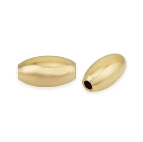 Adabele Gold Craft Bead 5.5mm | Sterling Silver Jewelry Component for Indian Creators thumbnail 4